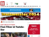 Bild zum Artikel: Er wollte einmal ins echte Fernsehen - Final-Flitzer ist Youtube-Star