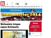 Bild zum Artikel: Jetzt geht die Post ab - Weltmeister kriegen eigene Briefmarke