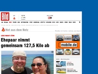Bild zum Artikel: Liebe macht dünn - Ehepaar nimmt gemeinsam 127,5 Kilo ab