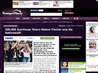 Bild zum Artikel: 500.000 Zuschauer feiern Helene Fischer und die Nationalelf!
