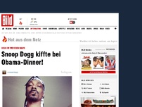 Bild zum Artikel: Snoop Dogg kiffte bei Obama-Dinner!