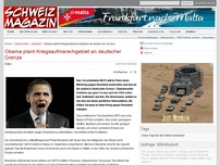 Bild zum Artikel: Obama plant Kriegsaufmarschgebiet an deutscher Grenze