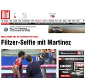 Bild zum Artikel: Bei Telekom-Cup-Finale - Flitzer-Selfie mit Bayerns Martinez
