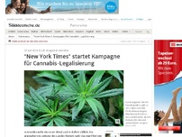 Bild zum Artikel: Drogen in den USA: 'New York Times' startet Kampagne für Cannabis-Legalisierung