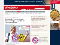 Bild zum Artikel: Nach Entschuldigung für 'BVB-Hurensöhne': Borussia Dortmund verzeiht Schweinsteiger - Angebot für Gesangsnachhilfe