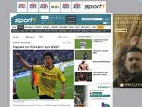 Bild zum Artikel: Kagawa vor Rückkehr zum BVB?