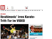Bild zum Artikel: Unfassbar - Ibrahimovic’ irres Karate-Tritt-Tor im VIDEO