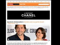 Bild zum Artikel: Spanische Hollywoodstars: Bardem und Cruz werfen Israel 'Völkermord' vor