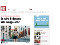 Bild zum Artikel: So wird Erdogans Vize weggelacht