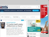 Bild zum Artikel: FC Everton kauft Lukaku: „Willkommen zu Hause“