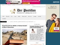 Bild zum Artikel: Gewerkschaft der Waffen in Nahost fordert striktere Ruhezeiten