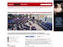Bild zum Artikel: Nebeneinkünfte: Verfassungsrichter mahnt Bundestagsabgeordnete