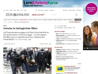 Bild zum Artikel: Polizei: 
			  Unruhe im behaglichen Wien