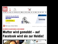 Bild zum Artikel: Fünffach-Mutter - Mobbing-Opfer wird auf Facebook zur Heldin