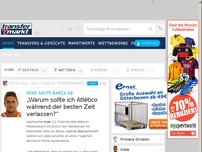 Bild zum Artikel: „Warum sollte ich Atlético während der besten Zeit verlassen?“