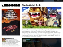 Bild zum Artikel: Studio Ghibli R.I.P.