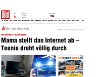 Bild zum Artikel: Polizeieinsatz - Mama stellt das Internet ab – Teenie dreht durch