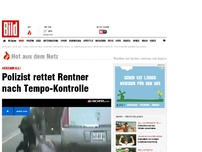 Bild zum Artikel: Polizist rettet Rentner nach Tempo-Kontrolle