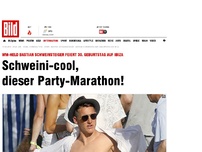 Bild zum Artikel: WM-Held feiert 30. - Schweini-cool, dieser Party-Marathon!