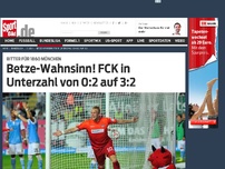 Bild zum Artikel: Betze-Wahnsinn! FCK in Unterzahl von 0:2 auf 3:2 Irres Spiel auf dem Betzenberg: Der FCK lag gegen 1860 München 0:2 hinten, hatte einen Mann weniger auf dem Feld – und drehte dann doch noch auf! »