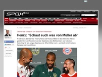 Bild zum Artikel: International: Henry: 'Schaut euch was von Müller ab'