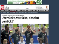 Bild zum Artikel: „Verrückt, verrückt, absolut verrückt“ Rekordmeister Bayern München hat seinen Saisonauftakt mit einem Showtraining vor 65.500 Fans in der ausverkauften Allianz Arena gefeiert. »