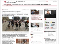 Bild zum Artikel: Bremer Hundegesetz: Besitzer von Kampfhunden demonstrieren