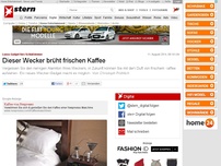 Bild zum Artikel: Luxus-Gadget fürs Schlafzimmer: Dieser Wecker brüht frischen Kaffee