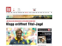 Bild zum Artikel: „Verschissen zu spielender Gegner“ - Klopp eröffnet die Titel-Jagd