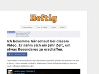 Bild zum Artikel: Ich bekomme Gänsehaut bei diesem Video. Er nahm sich ein Jahr Zeit, um etwas Besonderes zu...