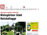 Bild zum Artikel: In Hamburg - Kleingärtner ​ hisst Reichsflagge​