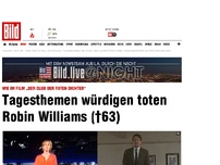 Bild zum Artikel: Miosga steigt auf Pult - Tagesthemen würdigen toten Robin Williams