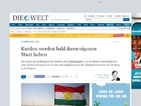 Bild zum Artikel: Irak: Kurden werden bald ihren eigenen Staat haben