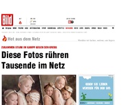 Bild zum Artikel: Krebskranke Mädchen - Diese Fotos rühren Tausende im Netz