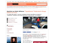 Bild zum Artikel: Abschied von Robin Williams: 'Tagesthemen'-Moderatorin Miosga klettert auf Tisch