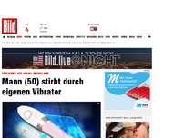 Bild zum Artikel: Tödlicher Sex-Unfall - Mann (50) stirbt durch eigenen Vibrator