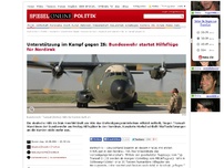 Bild zum Artikel: Unterstützung im Kampf gegen IS: Bundeswehr startet Hilfsflüge für Nordirak