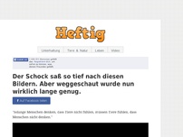 Bild zum Artikel: Der Schock saß so tief nach diesen Bildern. Aber weggeschaut wurde nun wirklich lange genug.