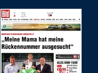 Bild zum Artikel: Bendtner vorgestellt - „Meine Mama hat meine Nummer ausgesucht“