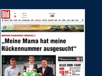 Bild zum Artikel: Bendtner vorgestellt - „Meine Mama hat meine Nummer ausgesucht“