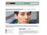 Bild zum Artikel: Mathematikerin Maryam Mirzakhani: Irans Präsident löst mit Kopftuch-Tweet Debatte aus