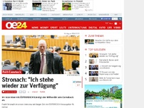 Bild zum Artikel: Stronach: 'Ich stehe wieder zur Verfügung'