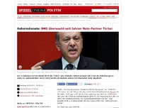 Bild zum Artikel: Geheimdienste: BND überwacht seit Jahren Nato-Partner Türkei