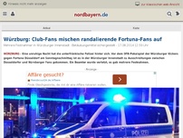 Bild zum Artikel: Würzburg: Club-Fans mischen randalierende Fortuna-Fans auf