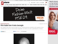 Bild zum Artikel: Beeindruckende Fotoserie: Wie Isabel den Krebs besiegte