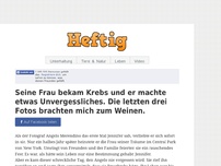 Bild zum Artikel: Seine Frau bekam Krebs und er machte etwas Unvergessliches. Die letzten drei Fotos brachten mich...