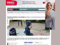 Bild zum Artikel: Telefonverhalten von Kindern: Mutter entwickelt Ignorier-mich-nicht-App