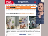 Bild zum Artikel: Design-Idee aus der Türkei: Hundefutter aus der Flasche