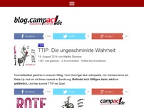 Bild zum Artikel: TTIP: Die ungeschminkte Wahrheit