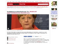 Bild zum Artikel: Kundgebung am Brandenburger Tor: Merkel will gegen Antisemitismus demonstrieren